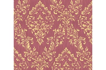 Barock Tapet Metallic Silk Ovävd Guld