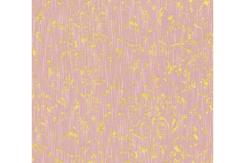 Barock Tapet Metallic Silk Ovävd Rosa - AS Creation - Inredning & dekor - Väggdekor - Tapeter & tapettillbehör - Mönstrade tapeter