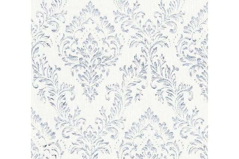 Barock Tapet Metallic Silk Ovävd Silver - AS Creation - Inredning & dekor - Väggdekor - Tapeter & tapettillbehör - Mönstrade tapeter