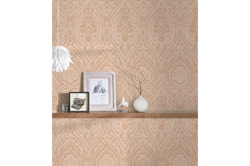 Barock Tapet Tessuto 2 Ovävd Beige - AS Creation - Inredning & dekor - Väggdekor - Tapeter & tapettillbehör - Mönstrade tapeter