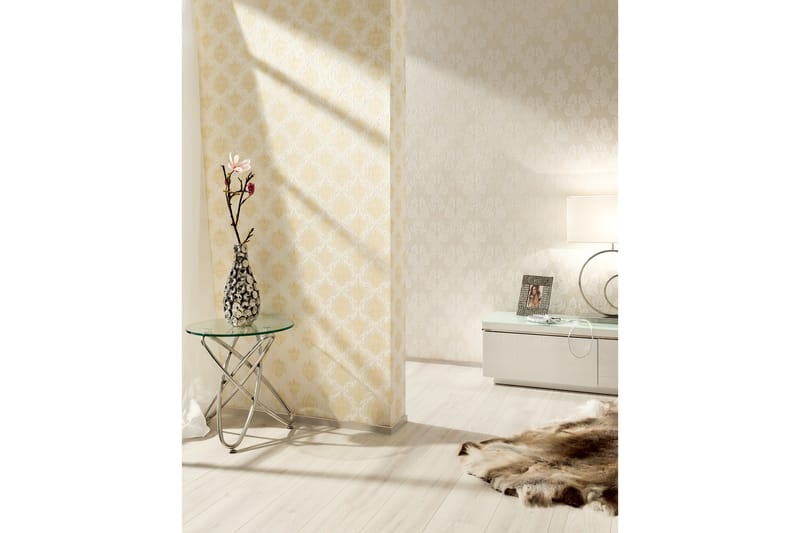 Barock Tapet Tessuto Ovävd Cream Guld - AS Creation - Inredning & dekor - Väggdekor - Tapeter & tapettillbehör - Mönstrade tapeter