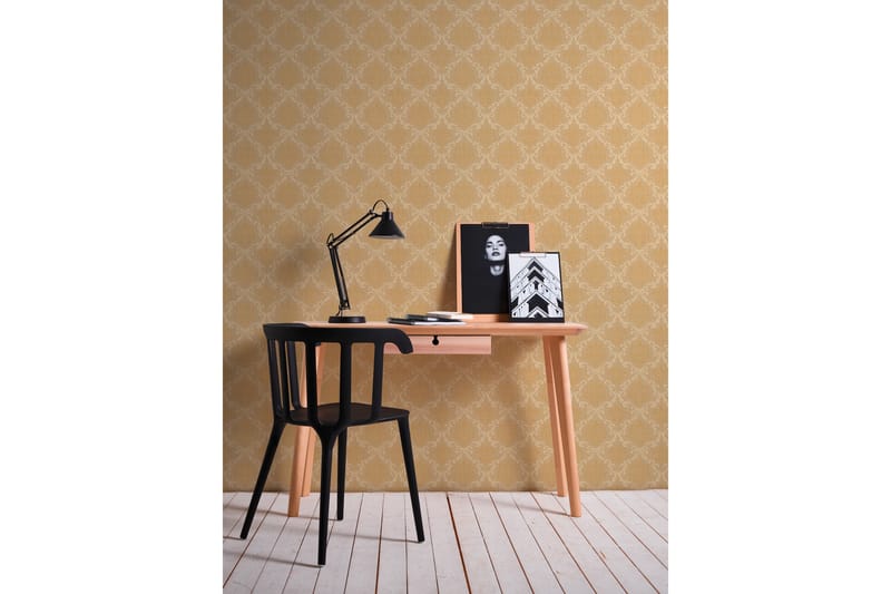 Barock Tapet Tessuto Ovävd Orange Beige - AS Creation - Inredning & dekor - Väggdekor - Tapeter & tapettillbehör - Mönstrade tapeter