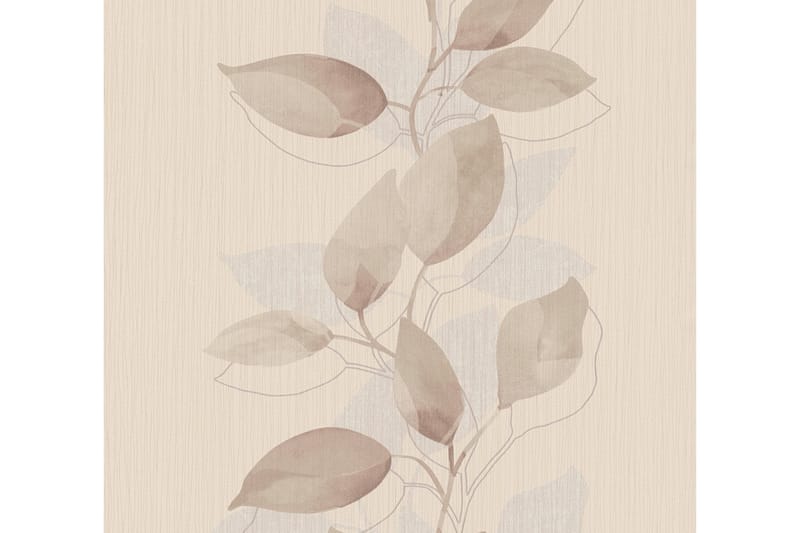 Blommig Tapet Attractive Ovävd Beige - AS Creation - Inredning & dekor - Väggdekor - Tapeter & tapettillbehör - Mönstrade tapeter