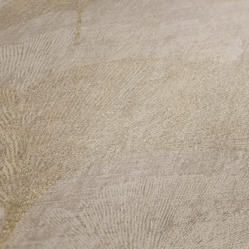 Blommig Tapet Cuba Ovävd Beige Metallic - AS Creation - Inredning & dekor - Väggdekor - Tapeter & tapettillbehör - Mönstrade tapeter