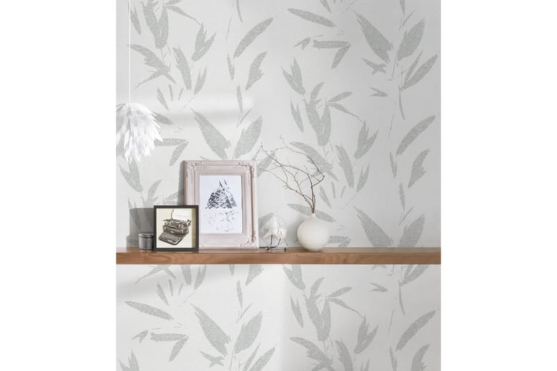 Blommig Tapet New Elegance Ovävd Cream - AS Creation - Inredning & dekor - Väggdekor - Tapeter & tapettillbehör - Mönstrade tapeter