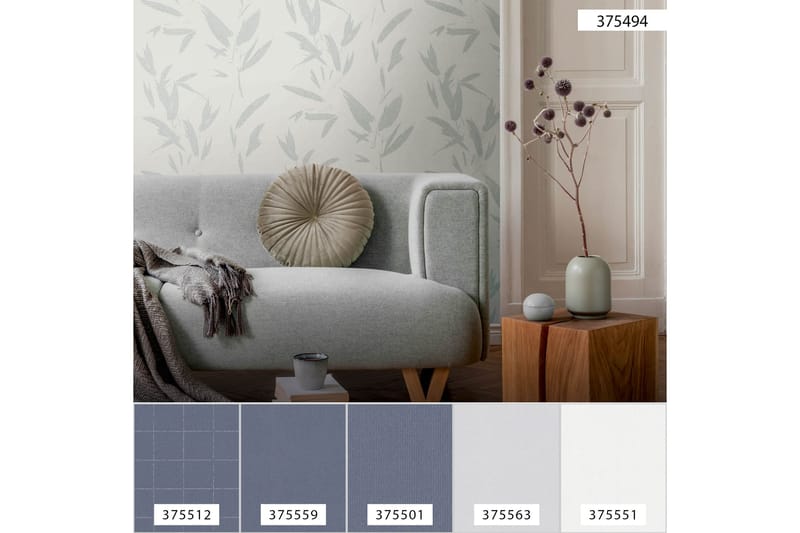 Blommig Tapet New Elegance Ovävd Cream - AS Creation - Inredning & dekor - Väggdekor - Tapeter & tapettillbehör - Mönstrade tapeter