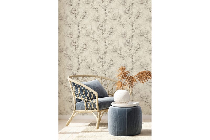 Blommig Tapet New Walls Cosy & Relax Ovävd - AS Creation - Inredning & dekor - Väggdekor - Tapeter & tapettillbehör - Mönstrade tapeter