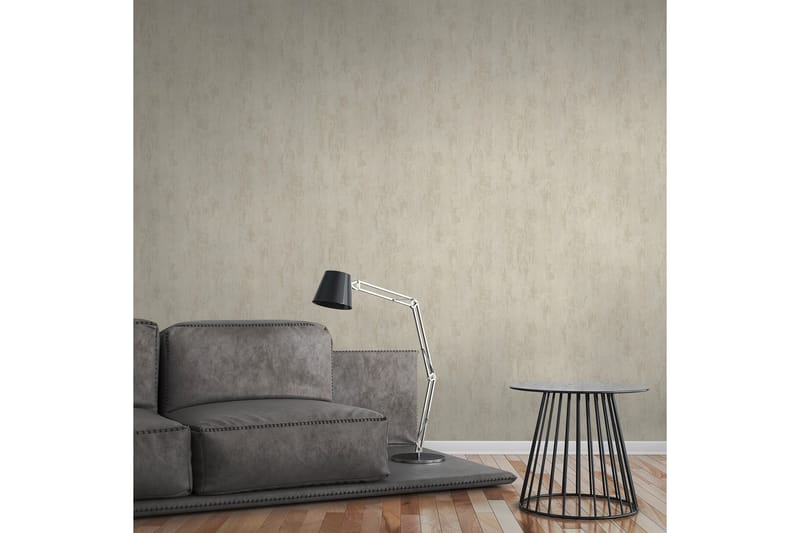 Cement Tapet Ovävd Beige Guld - AS Creation - Inredning & dekor - Väggdekor - Tapeter & tapettillbehör - Mönstrade tapeter