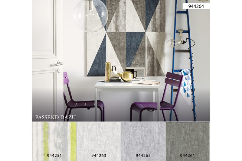 Cement Tapet Ovävd Vit - AS Creation - Inredning & dekor - Väggdekor - Tapeter & tapettillbehör - Mönstrade tapeter