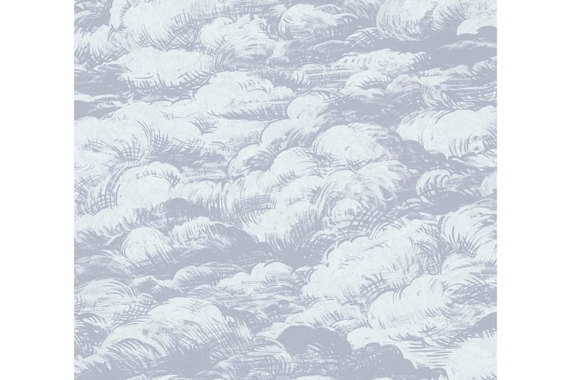 Cloud Tapet Jungle Chic Ovävd Grå Vit - AS Creation - Mönstrade tapeter