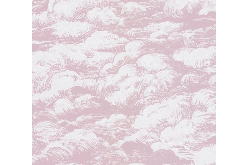 Cloud Tapet Jungle Chic Ovävd Rosa Vit - AS Creation - Mönstrade tapeter