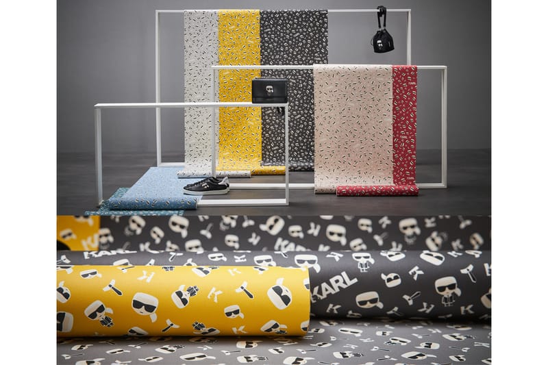 Designer Tapet Ikonik by Karl Lagerfeld - AS Creation - Inredning & dekor - Väggdekor - Tapeter & tapettillbehör - Mönstrade tapeter