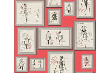 Designer Tapet Sketch by Karl Lagerfeld