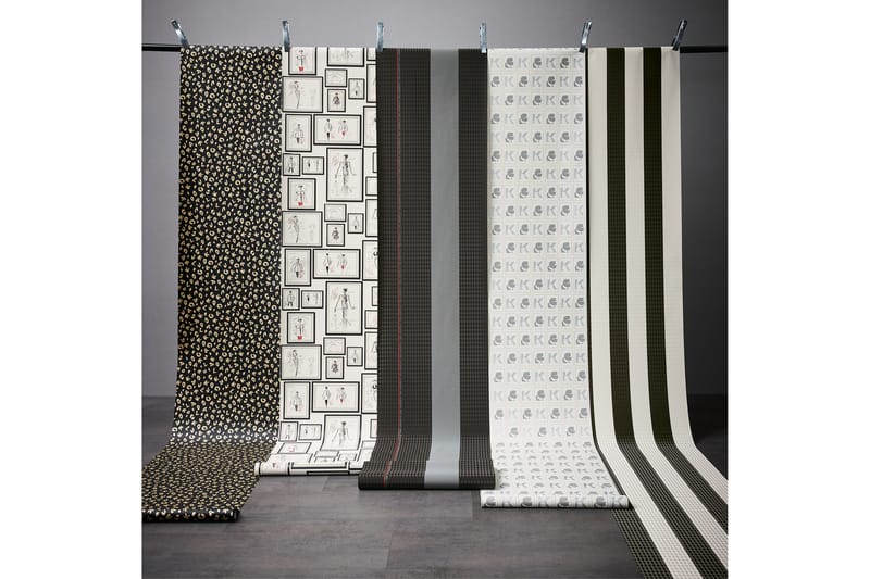 Designer Tapet Stripes by Karl Lagerfeld - AS Creation - Mönstrade tapeter