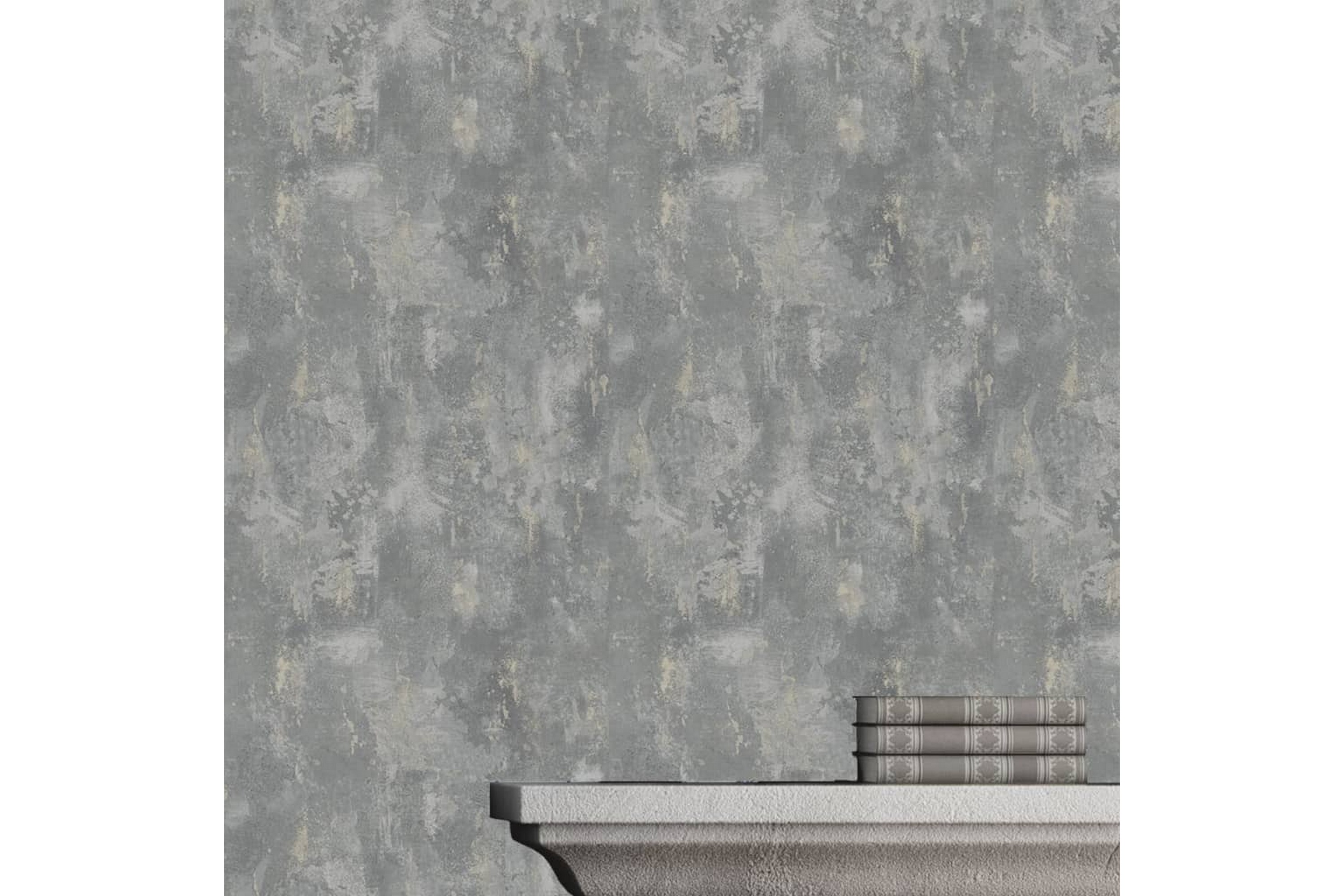 DUTCH WALLCOVERINGS Tapet betong grå TP1008 – Grå