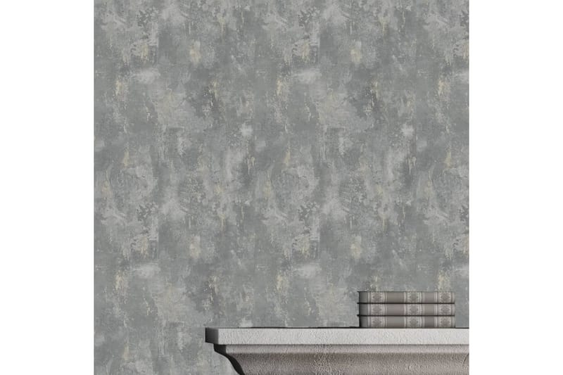 DUTCH WALLCOVERINGS Tapet betong grå TP1008 - Grå - Mönstrade tapeter