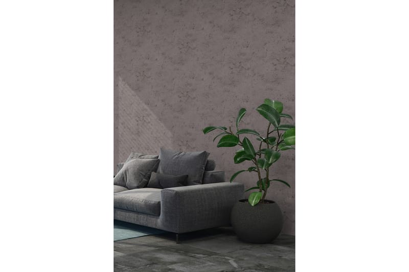 Enkel Tapet Ovävd Grå Beige - AS Creation - Inredning & dekor - Väggdekor - Tapeter & tapettillbehör - Mönstrade tapeter
