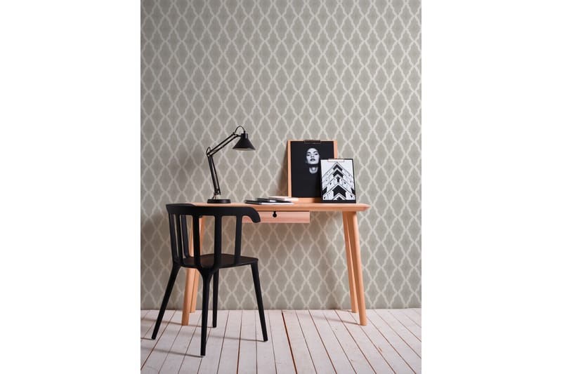Ethnic Tapet Tessuto 2 Ovävd Beige Cream - AS Creation - Inredning & dekor - Väggdekor - Tapeter & tapettillbehör - Mönstrade tapeter