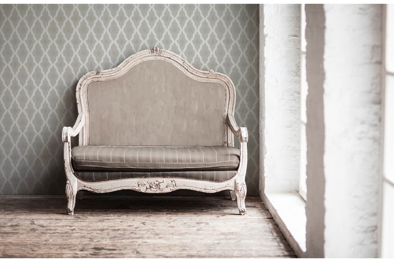 Ethnic Tapet Tessuto 2 Ovävd Beige Cream - AS Creation - Inredning & dekor - Väggdekor - Tapeter & tapettillbehör - Mönstrade tapeter