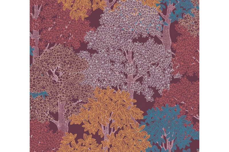 Forest look Tapet Blommig Impression Ovävd - AS Creation - Inredning & dekor - Väggdekor - Tapeter & tapettillbehör - Mönstrade tapeter