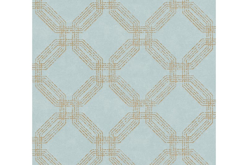 Geometric Tapet Pop Style Ovävd Blå - AS Creation - Inredning & dekor - Väggdekor - Tapeter & tapettillbehör - Mönstrade tapeter