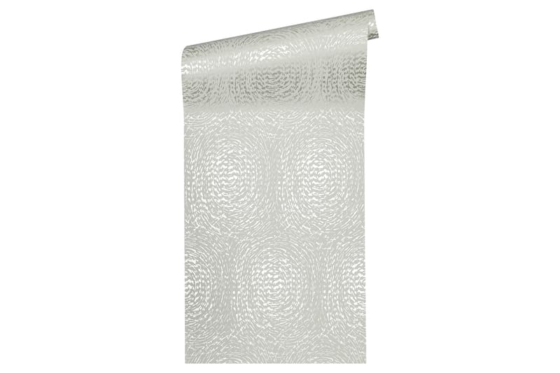 Mönstrad Tapet Alpha Ovävd Beige Silver - AS Creation - Inredning & dekor - Väggdekor - Tapeter & tapettillbehör - Mönstrade tapeter