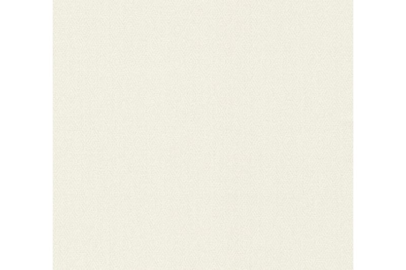Mönstrad Tapet Hygge Ovävd Cream Beige - AS Creation - Inredning & dekor - Väggdekor - Tapeter & tapettillbehör - Mönstrade tapeter