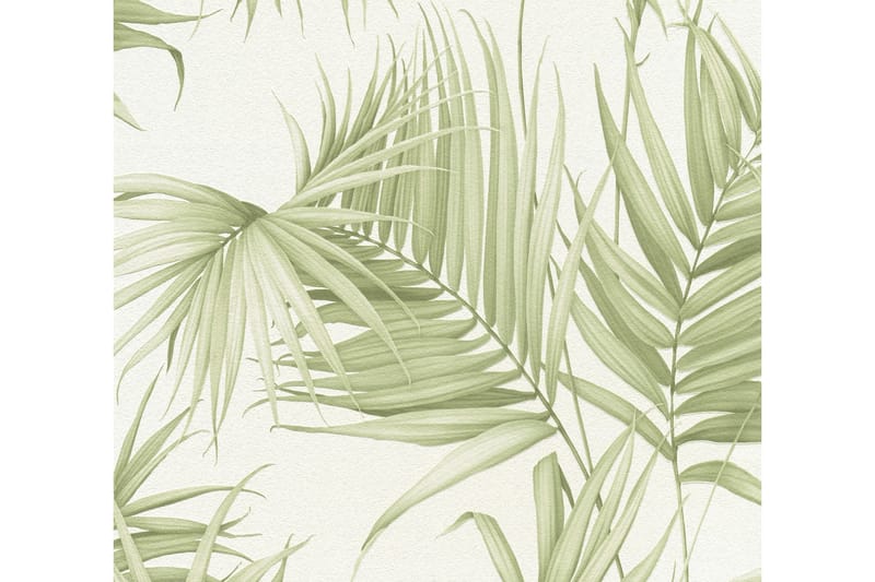 Palm tree Tapet Dream Again Ovävd Grön - AS Creation - Inredning & dekor - Väggdekor - Tapeter & tapettillbehör - Mönstrade tapeter