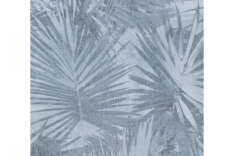 Palm tree Tapet Hygge Ovävd Blå Grå - AS Creation - Mönstrade tapeter