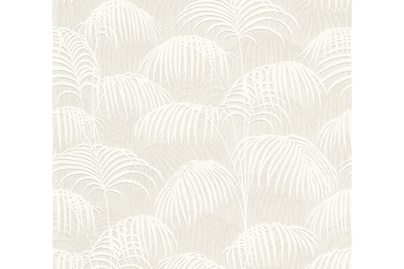 Palm tree Tapet Tessuto 2 Ovävd Cream - AS Creation - Inredning & dekor - Väggdekor - Tapeter & tapettillbehör - Mönstrade tapeter