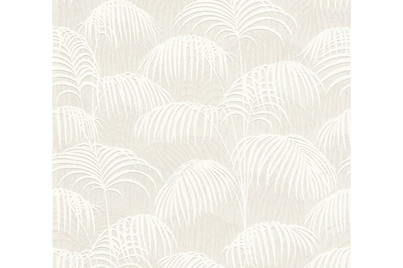 Palm tree Tapet Tessuto 2 Ovävd Cream - AS Creation - Mönstrade tapeter