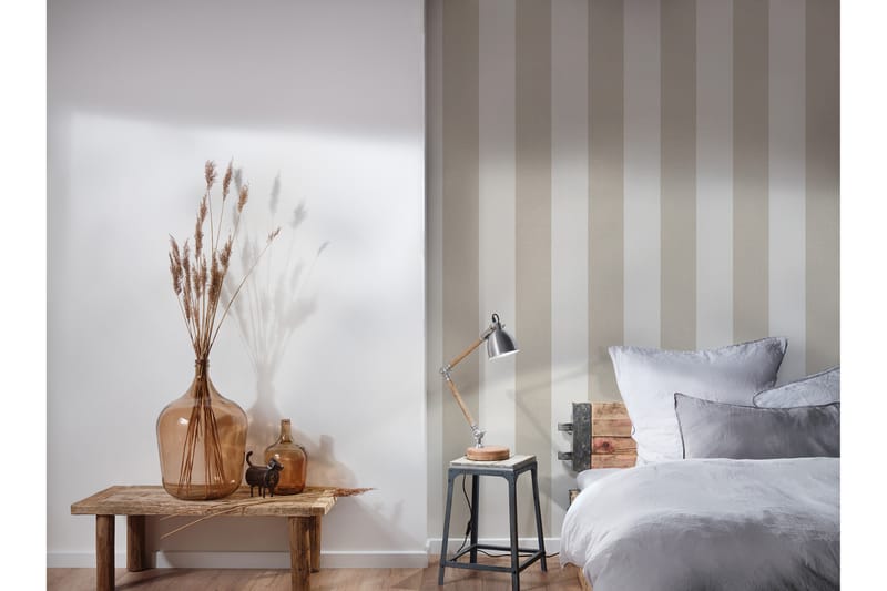 Randig Tapet New Elegance Ovävd Beige - AS Creation - Inredning & dekor - Väggdekor - Tapeter & tapettillbehör - Mönstrade tapeter