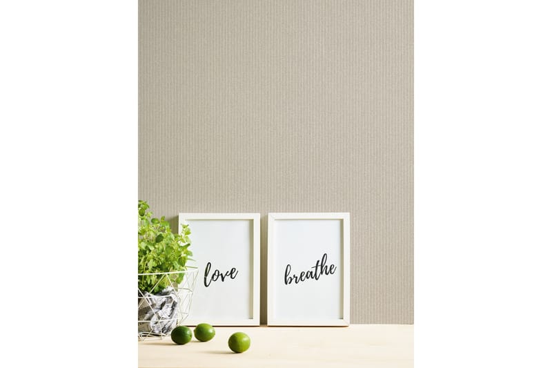 Randig Tapet New Elegance Ovävd Beige - AS Creation - Inredning & dekor - Väggdekor - Tapeter & tapettillbehör - Mönstrade tapeter
