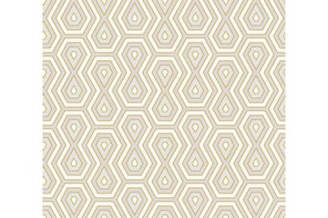 Retro style Tapet Jungle Chic Ovävd Guld