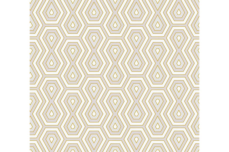 Retro style Tapet Jungle Chic Ovävd Guld - AS Creation - Inredning & dekor - Väggdekor - Tapeter & tapettillbehör - Mönstrade tapeter