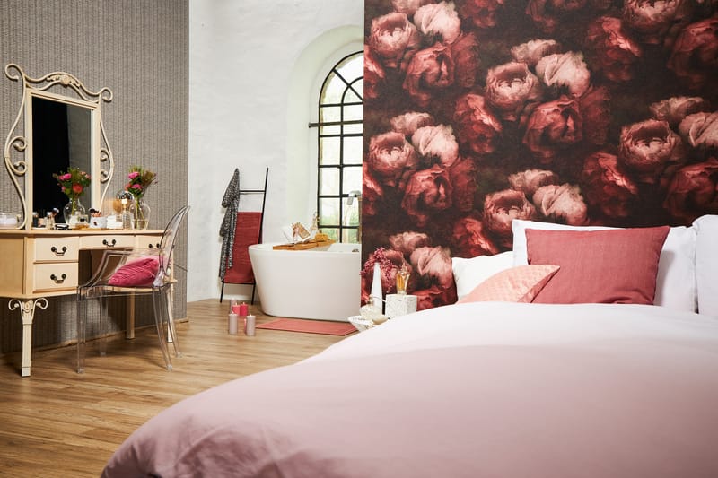 Rosas Tapet New Walls Romantic Dream Ovävd - AS Creation - Inredning & dekor - Väggdekor - Tapeter & tapettillbehör - Mönstrade tapeter