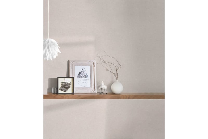 Slät Tapet Attractive Ovävd Beige - AS Creation - Inredning & dekor - Väggdekor - Tapeter & tapettillbehör - Mönstrade tapeter