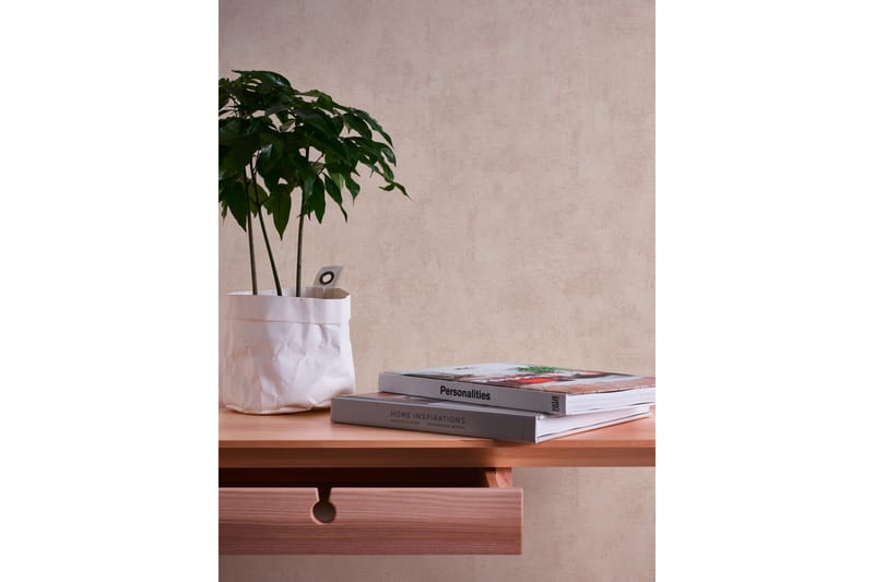 Slät Tapet Blooming Ovävd Beige - AS Creation - Inredning & dekor - Väggdekor - Tapeter & tapettillbehör - Mönstrade tapeter