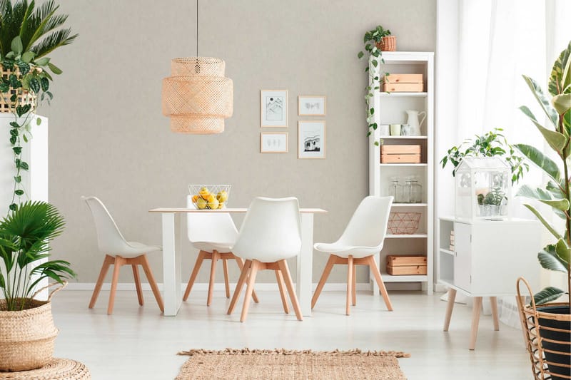 Slät Tapet Cuba Ovävd Beige Cream - AS Creation - Inredning & dekor - Väggdekor - Tapeter & tapettillbehör - Mönstrade tapeter