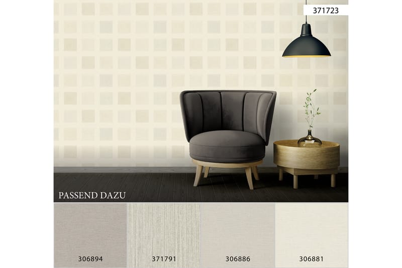 Slät Tapet Ethnic Origin Ovävd Beige - AS Creation - Inredning & dekor - Väggdekor - Tapeter & tapettillbehör - Mönstrade tapeter