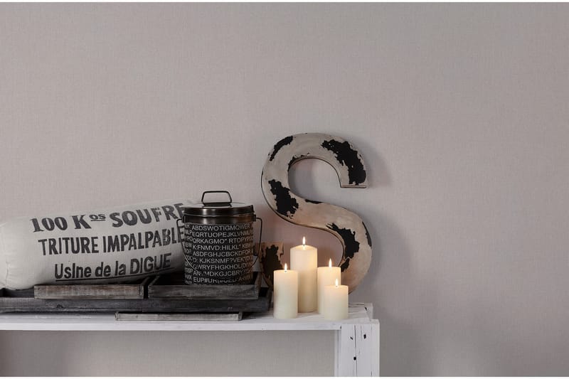 Slät Tapet Hygge Ovävd Beige - AS Creation - Inredning & dekor - Väggdekor - Tapeter & tapettillbehör - Mönstrade tapeter