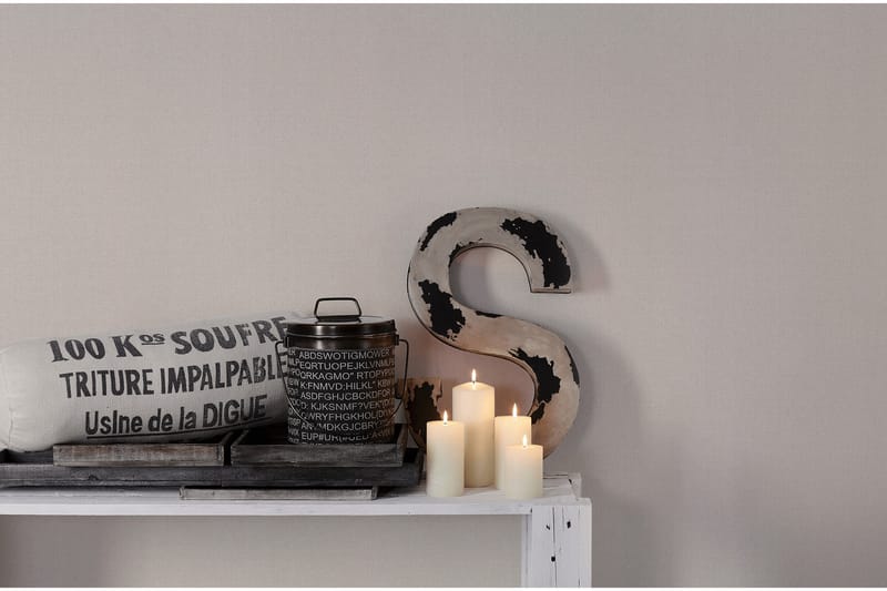 Slät Tapet Hygge Ovävd Beige - AS Creation - Inredning & dekor - Väggdekor - Tapeter & tapettillbehör - Mönstrade tapeter