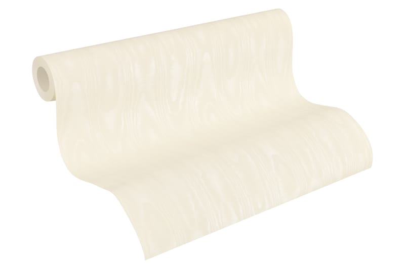 Slät Tapet Luxury Tapet Ovävd Cream - AS Creation - Inredning & dekor - Väggdekor - Tapeter & tapettillbehör - Mönstrade tapeter