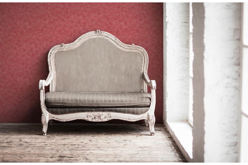 Slät Tapet Luxury Tapet Ovävd Röd - AS Creation - Inredning & dekor - Väggdekor - Tapeter & tapettillbehör - Mönstrade tapeter
