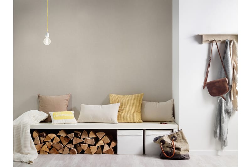 Slät Tapet New Elegance Ovävd Beige - AS Creation - Inredning & dekor - Väggdekor - Tapeter & tapettillbehör - Mönstrade tapeter