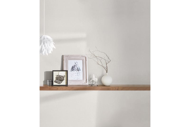 Slät Tapet New Elegance Ovävd Cream - AS Creation - Inredning & dekor - Väggdekor - Tapeter & tapettillbehör - Mönstrade tapeter