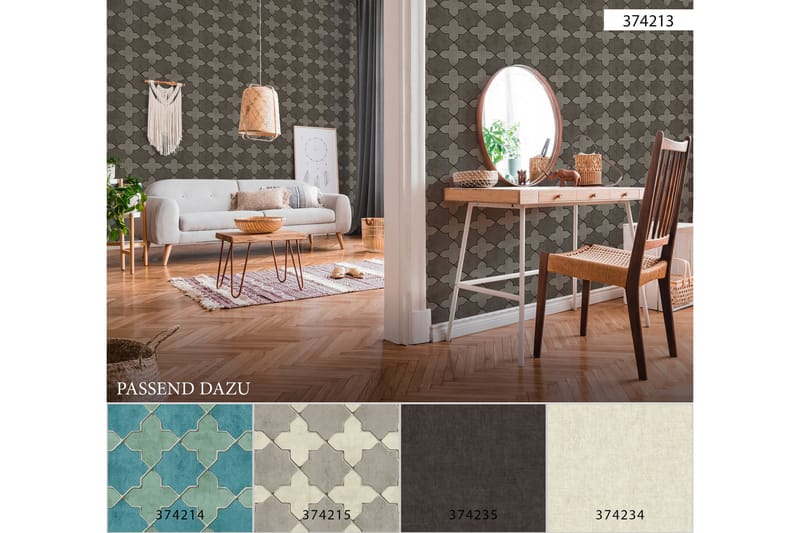 Slät Tapet New Walls Cosy & Relax Ovävd - AS Creation - Inredning & dekor - Väggdekor - Tapeter & tapettillbehör - Mönstrade tapeter