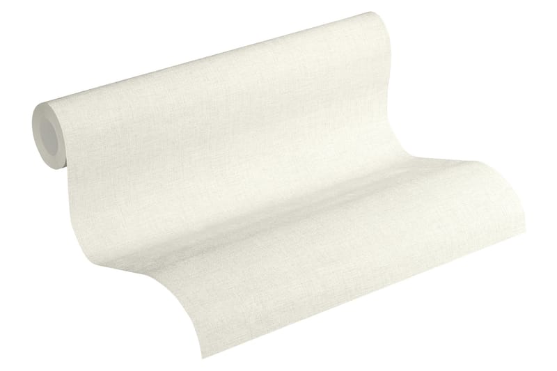 Slät Tapet New Walls Ovävd Cream - AS Creation - Inredning & dekor - Väggdekor - Tapeter & tapettillbehör - Mönstrade tapeter