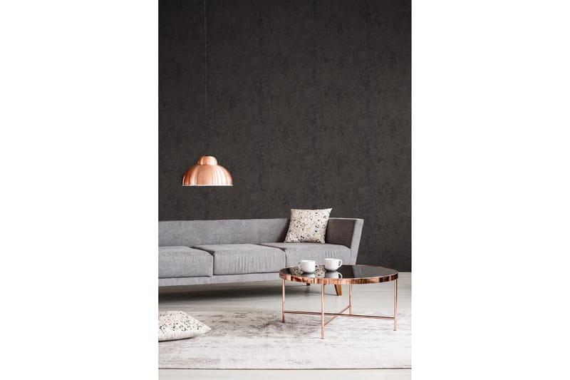 Slät Tapet New Walls Ovävd Svart Guld - AS Creation - Inredning & dekor - Väggdekor - Tapeter & tapettillbehör - Mönstrade tapeter