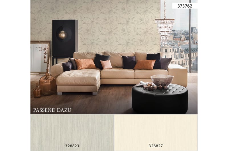 Slät Tapet Siena Ovävd Cream - AS Creation - Inredning & dekor - Väggdekor - Tapeter & tapettillbehör - Mönstrade tapeter